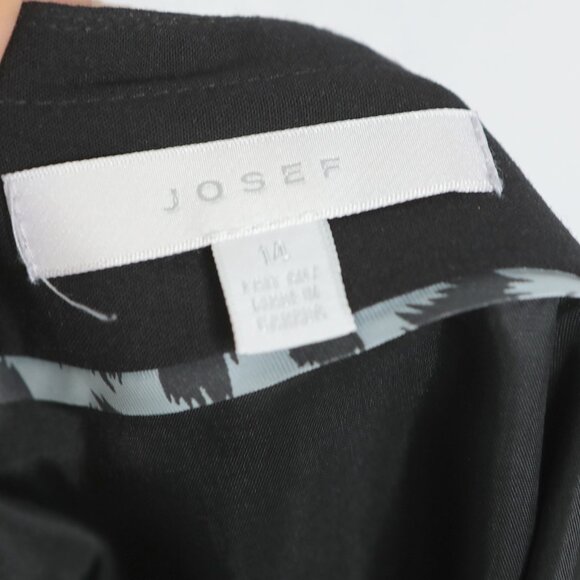 JOSEF Black Pencil Skirt Workwear Office Sleek Lined Classic Casual Plus size - Picture 3 of 8